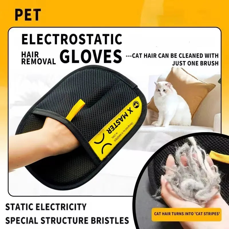 FurEase™ Pet Hair Remover Glove – Reusable Grooming & Deshedding Mitt