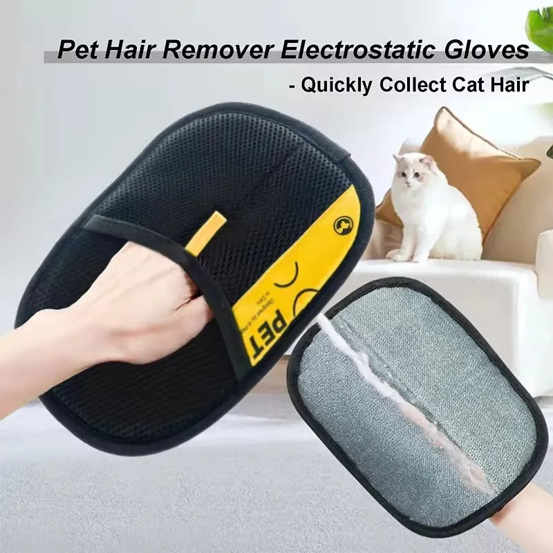 FurEase™ Pet Hair Remover Glove – Reusable Grooming & Deshedding Mitt