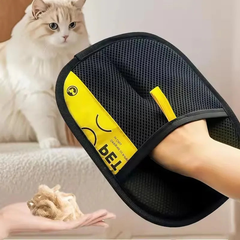 FurEase™ Pet Hair Remover Glove – Reusable Grooming & Deshedding Mitt