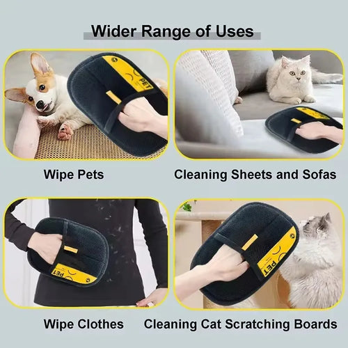 FurEase™ Pet Hair Remover Glove – Reusable Grooming & Deshedding Mitt